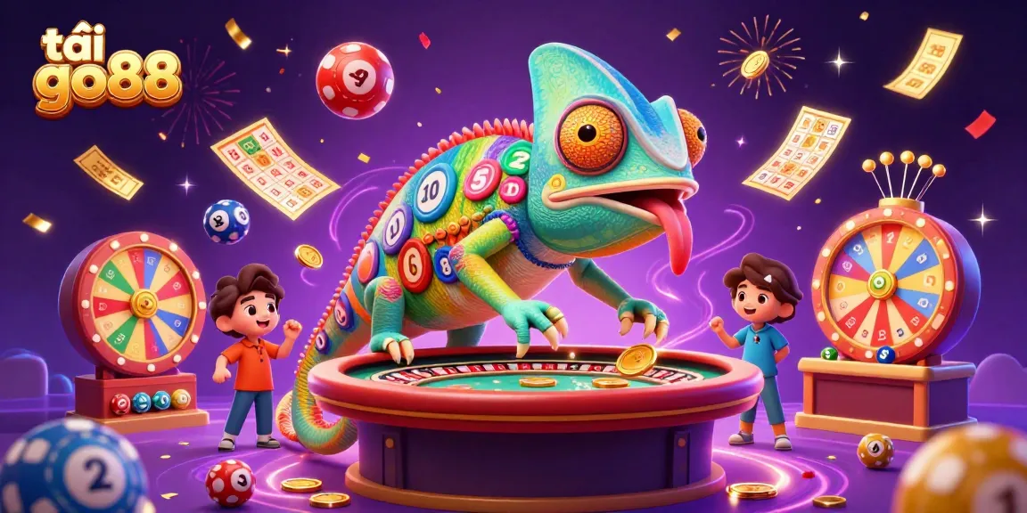 Engage with the exciting tải go88 concept showcasing a vibrant online gaming illustration rich with colorful elements.