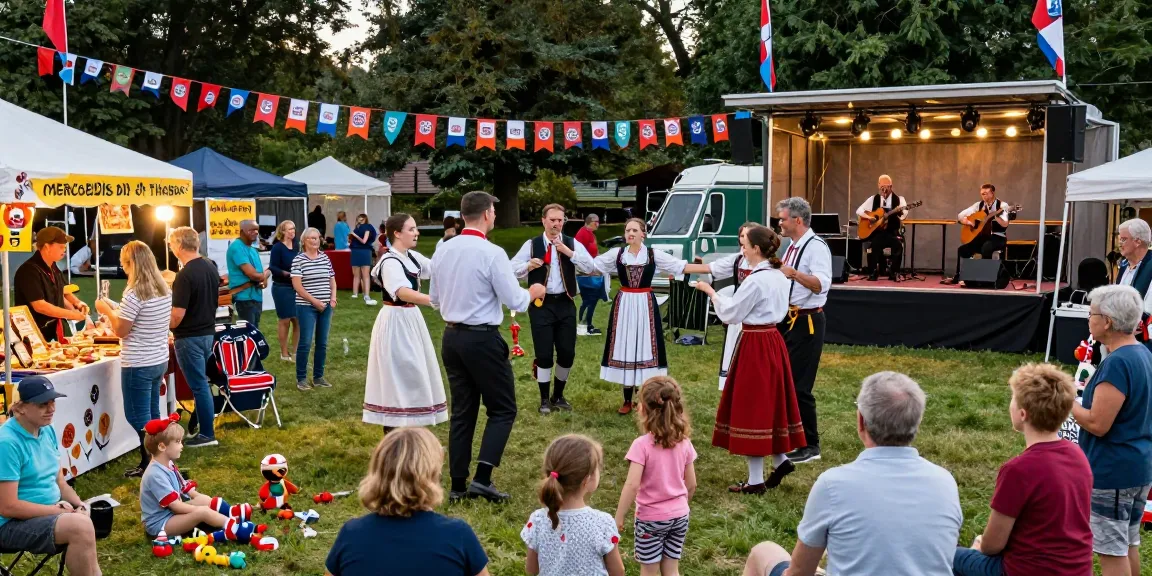 we88 PGSLOT celebration at Mercredis du Thabor cultural festival, featuring Breton music and local artisans.