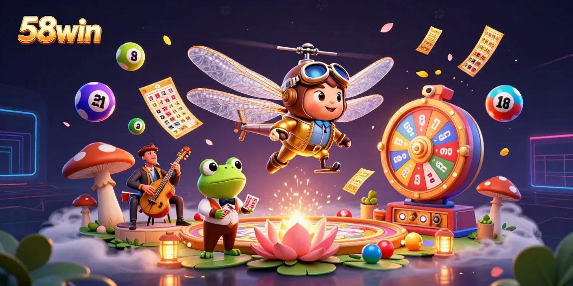 Experience thrilling games at 58win, with dynamic lottery balls and lively casino action.