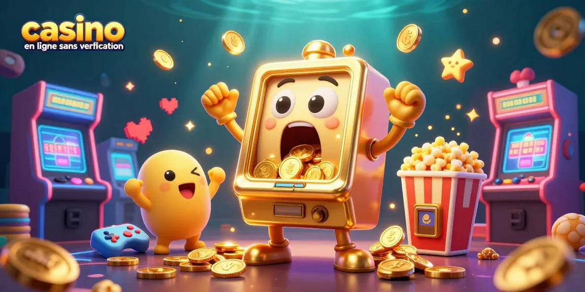 Engagez-vous dans le casino en ligne sans vérification avec des machines à sous célébrant un jackpot incroyable.