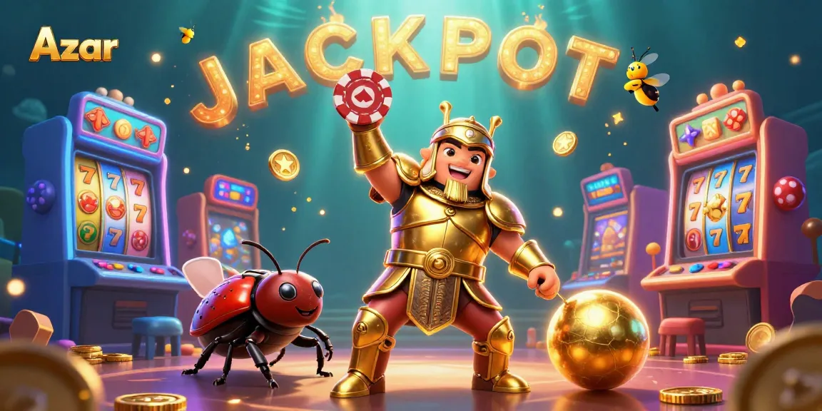 Azar app features colorful slot machines and vibrant wins during a captivating video chat.