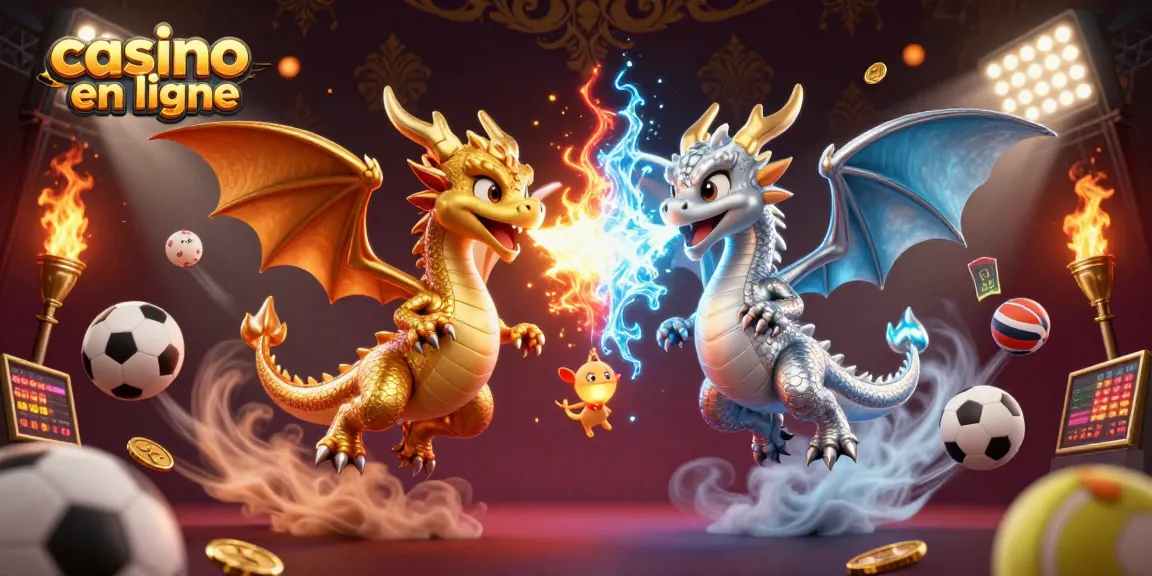 Célébrez le casino en ligne avec les dragons et des éléments de jeu captivants.
