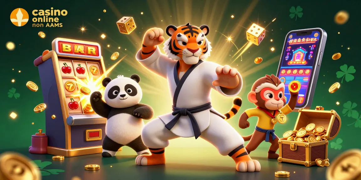 Impegnati nei casinò online non AAMS con azione emozionante, slot e giochi colorati.