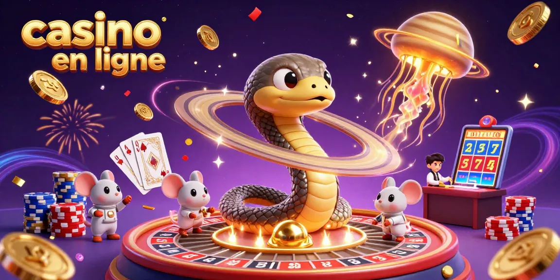 Jouez au casino en ligne avec des astronautes sur roulette et une méduse dorée comme croupier.