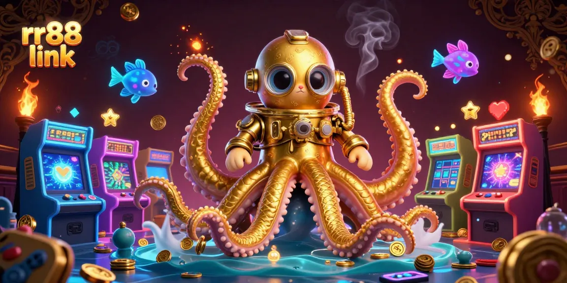 Engage with the exciting rr88 link as the colossal kraken and diving cat bring the casino world alive.