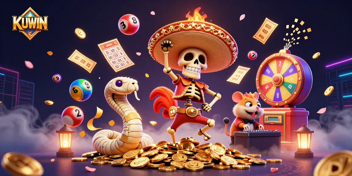 Experience thrilling jackpots with KUWIN's vibrant gaming scene packed with lucky symbols.