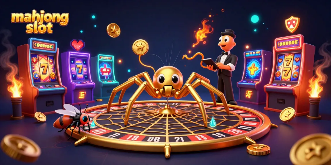 Engage in thrilling gameplay with the mahjong slot featuring an animated scene filled with vibrant casino elements.