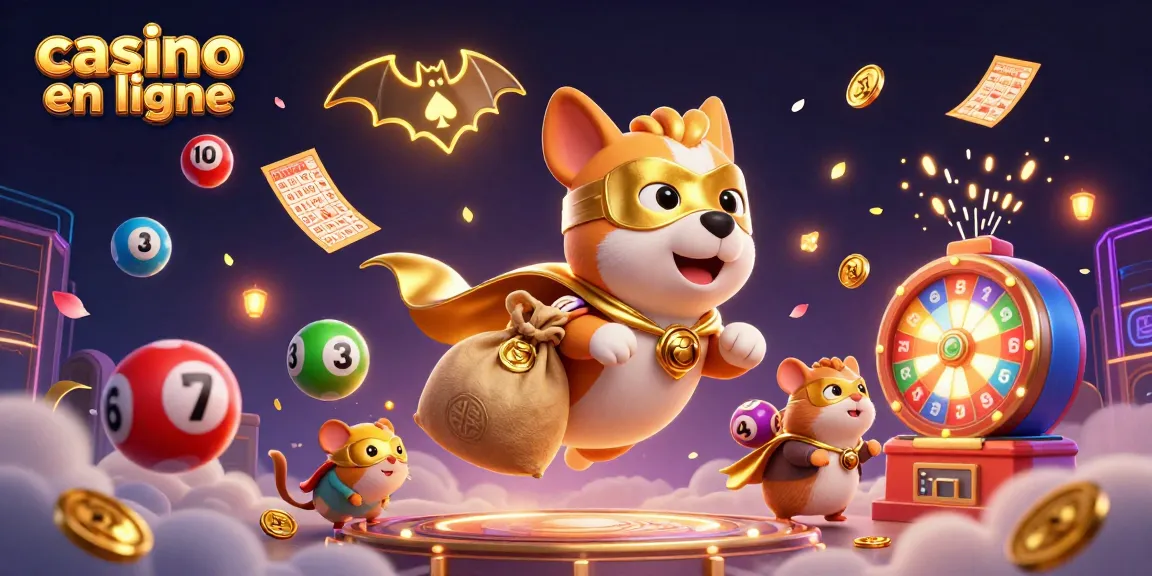 Profitez de l'excitation du casino en ligne avec notre illustration dynamique de jeu.