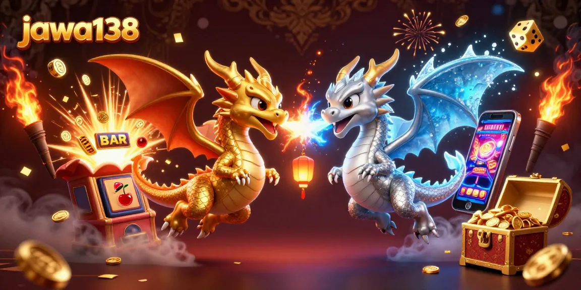 Experience thrilling gameplay at jawa138 with dynamic dragons and exciting casino elements in a vibrant scene.