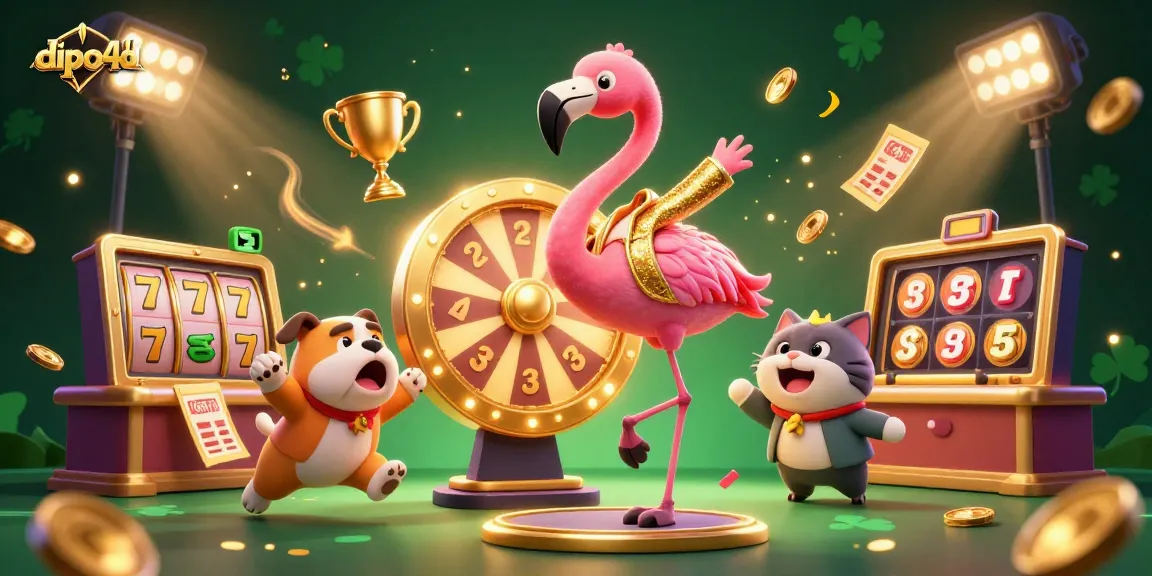 Spin the giant prize wheel at dipo4d, where exciting slot game elements create a vibrant casino experience.
