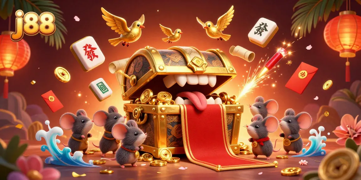 Experience thrilling gaming at j88 with vibrant visuals and engaging characters in this dynamic casino scene.