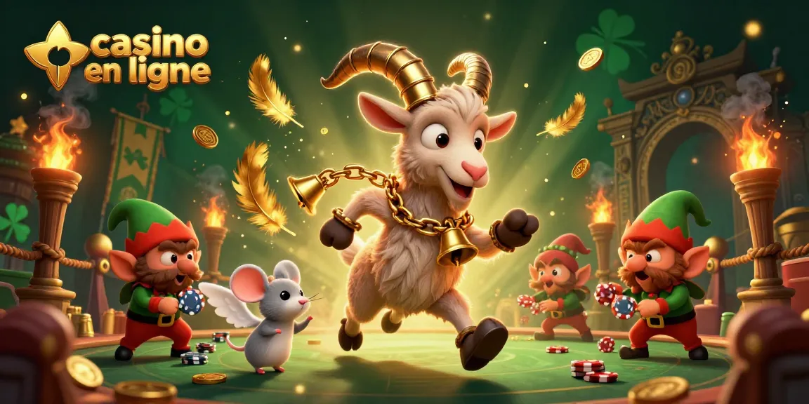 Gagnez avec casino en ligne dans une illustration 3D mettant en scène des personnages de casino hanté.