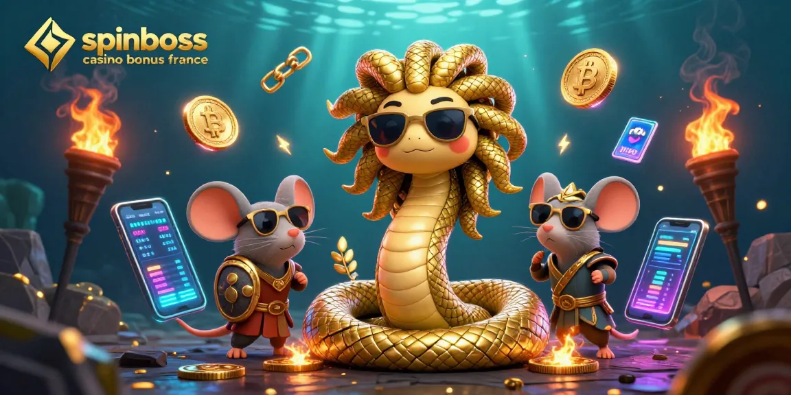 Accédez à l'offre spinboss casino bonus france avec des médailles d'or et des éléments de jeu lucratifs.