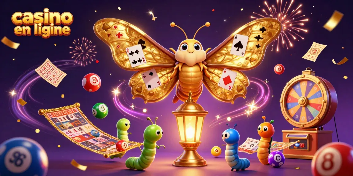 Jouez à casino en ligne avec cette scène animée de loterie et de bingo scintillante.