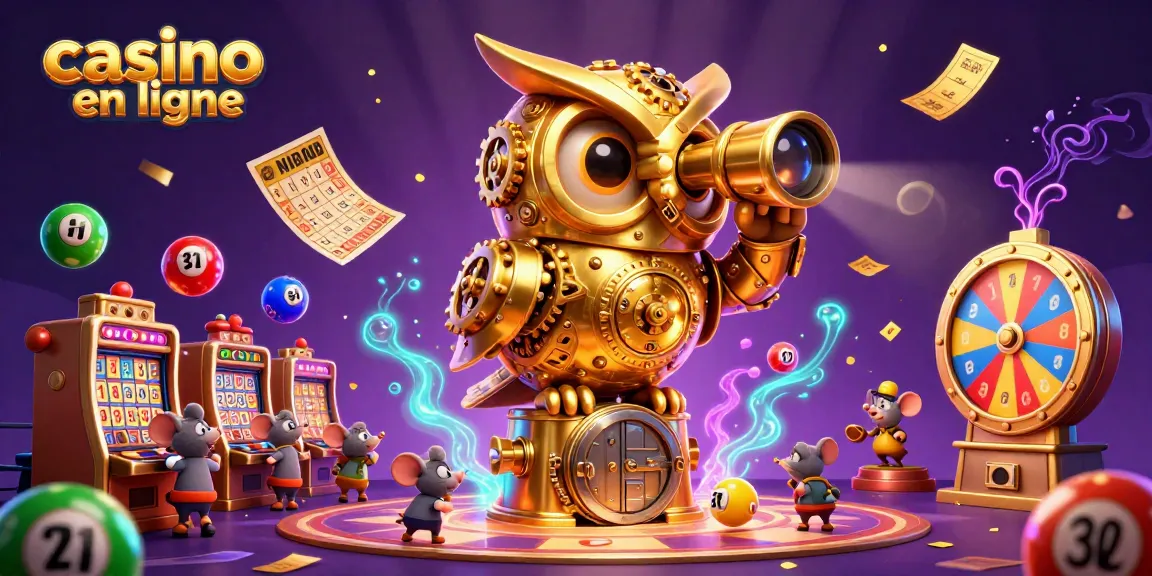 Jouez à des jeux captivants sur un casino en ligne, avec des balles de loterie multicolores.