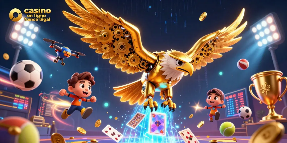 Jouer sur un casino en ligne France légal avec des éléments de jeu animés pour une expérience immersive.
