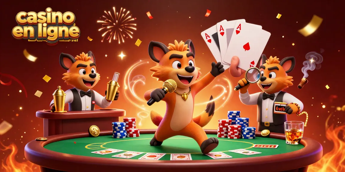 Jouez avec stratégie au casino en ligne argent réel à travers cette illustration dynamique de l'univers du casino.