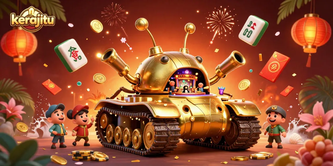 Menangkan di kerajitu dengan kasino mini dalam tank keong emas yang penuh kegembiraan