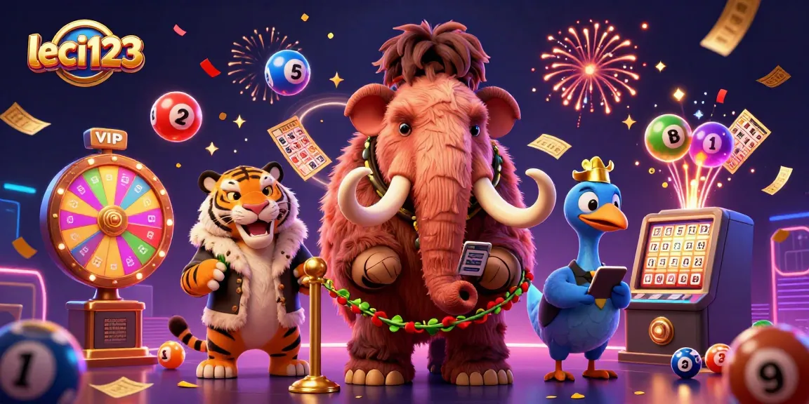 Permainan leci123 menghadirkan momen seru dengan bouncer mammoth dan tamu VIP di kasino yang ramai.