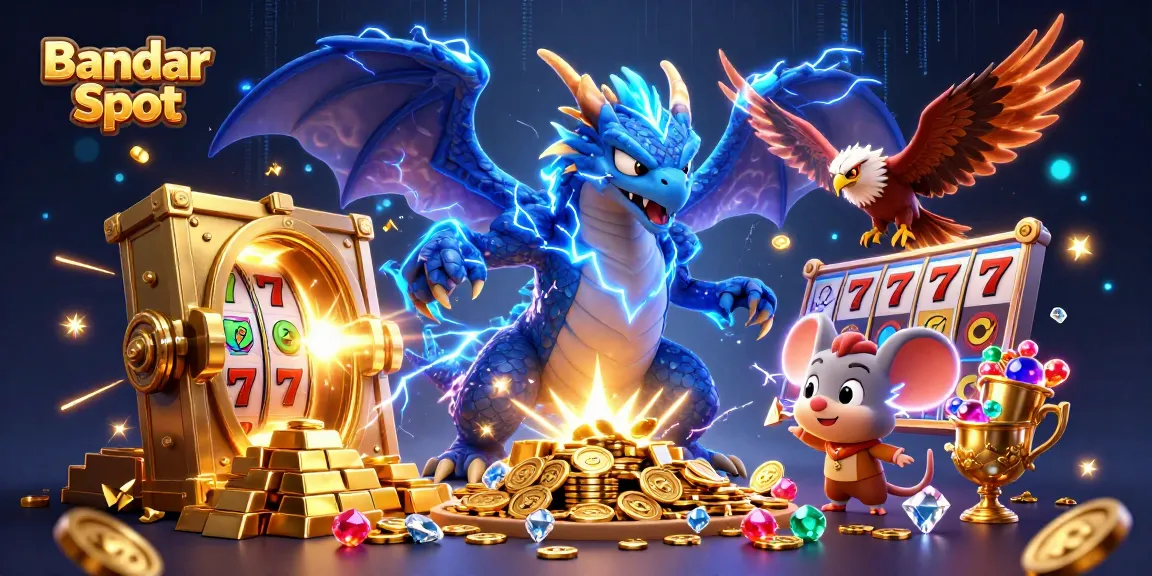 Experience endless excitement at Bandar Slot with cartoon dragons and jackpots galore!